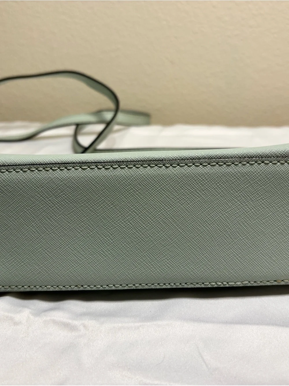 kate spade Perry Saffiano Leather Dome Crossbody